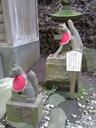 白笹稲荷神社の狛犬