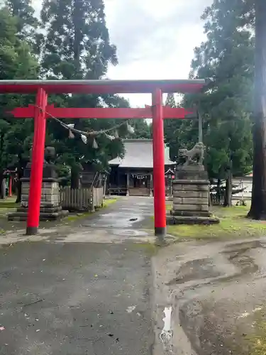 浪岡八幡宮の鳥居