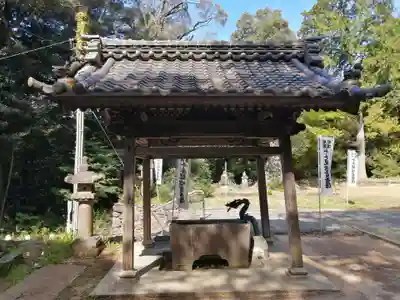 財賀寺の手水舎