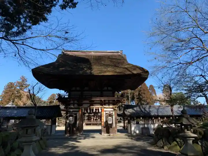 沙沙貴神社の山門・神門