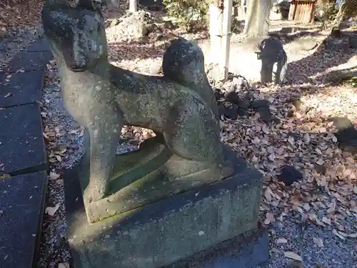 山名八幡宮の狛犬