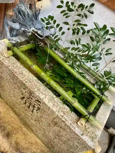 市比賣神社の手水舎