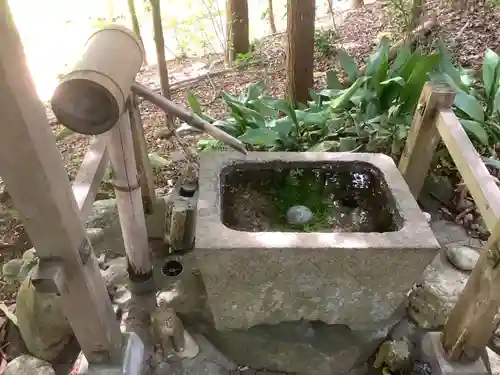 玉野御嶽神社の手水舎