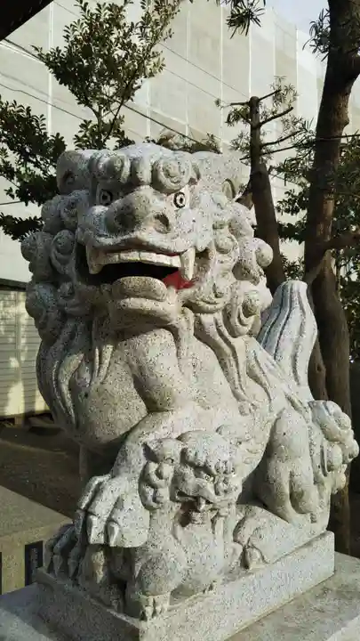 穴川神社の狛犬