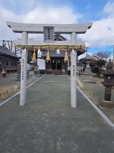 摩利支神社の鳥居