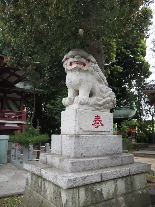 葛西神社の狛犬