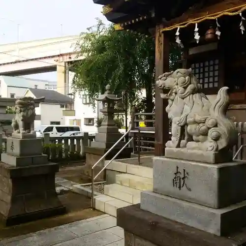 綾瀬神社の狛犬