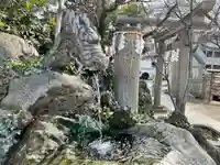 松戸神社の手水舎