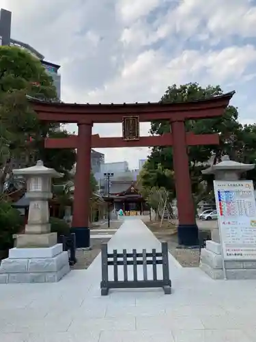 蒲田八幡神社の鳥居