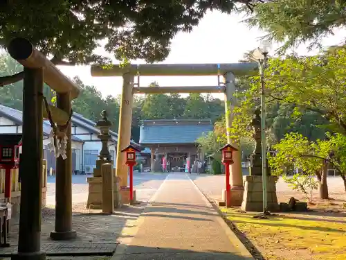 常陸第三宮　吉田神社の鳥居