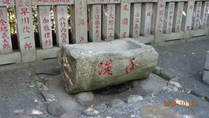 王子神社の手水舎