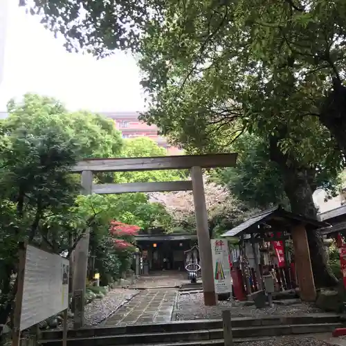 洲嵜神社の鳥居
