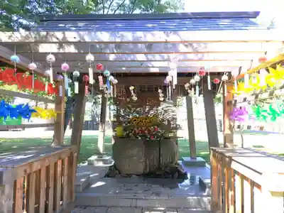 当別神社の手水舎