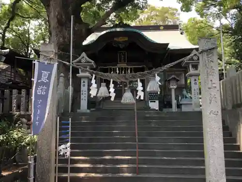 津田八幡神社の本殿・本堂