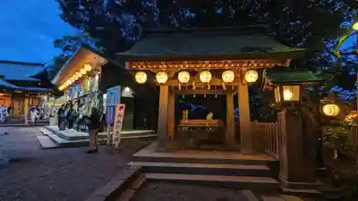 検見川神社の手水舎