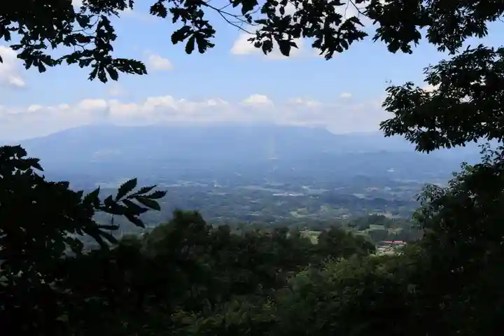 木幡山隠津島神社(二本松市)の景色