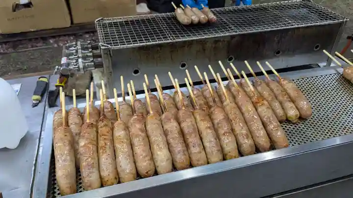 上川神社頓宮の食事