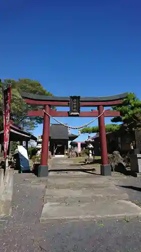 白山神社の鳥居