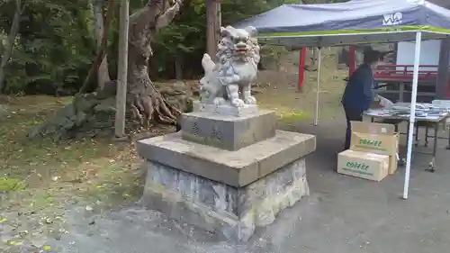 大臼山神社の狛犬