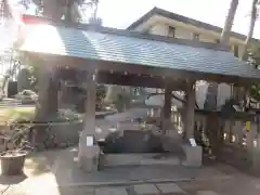 埼玉縣護國神社の手水