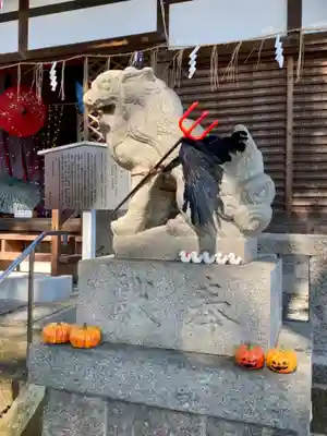 玉田神社の狛犬