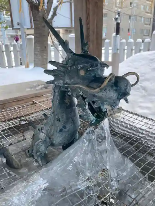 北海道神宮頓宮の手水舎