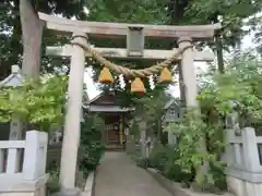 中川熊野神社の鳥居