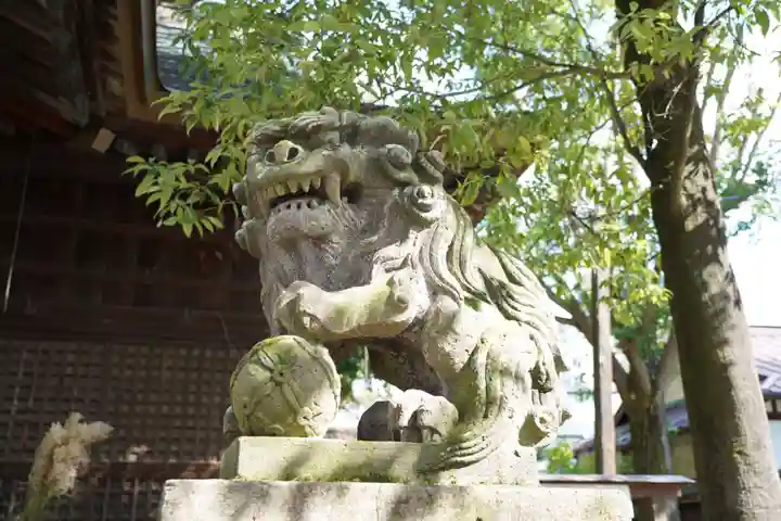 阿邪訶根神社の狛犬
