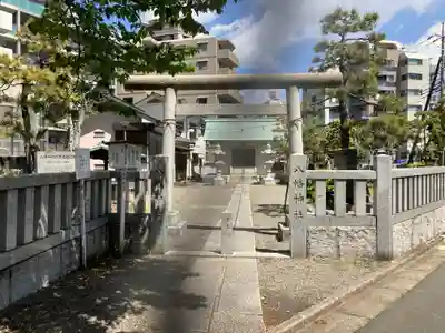 小島八幡神社の鳥居