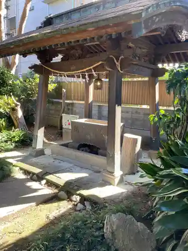 一山神社の手水