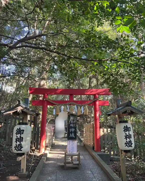 伊古奈比咩命神社の鳥居