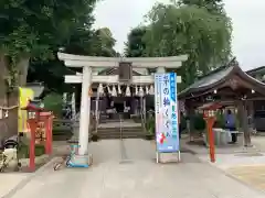 川越八幡宮の鳥居