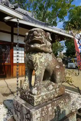 片埜神社の狛犬