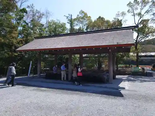 伊勢神宮外宮（豊受大神宮）の手水舎