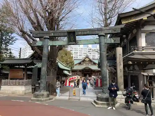 湯島天満宮の鳥居