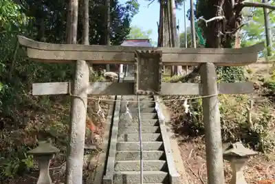 阿久津「田村神社」(郡山市阿久津町)旧社名:伊豆箱根三嶋三社の鳥居
