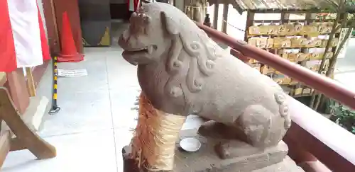 越ヶ谷久伊豆神社の狛犬