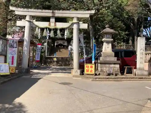 太子堂八幡神社の鳥居