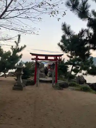 藤ヶ崎龍神社の鳥居