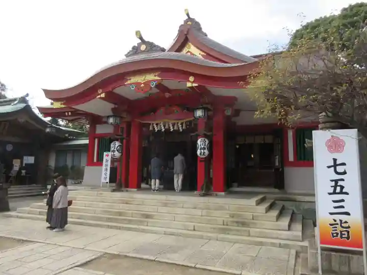 品川神社の本殿・本堂