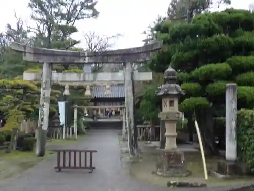 倉田八幡宮の鳥居