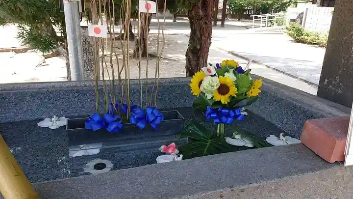 三津厳島神社の手水舎