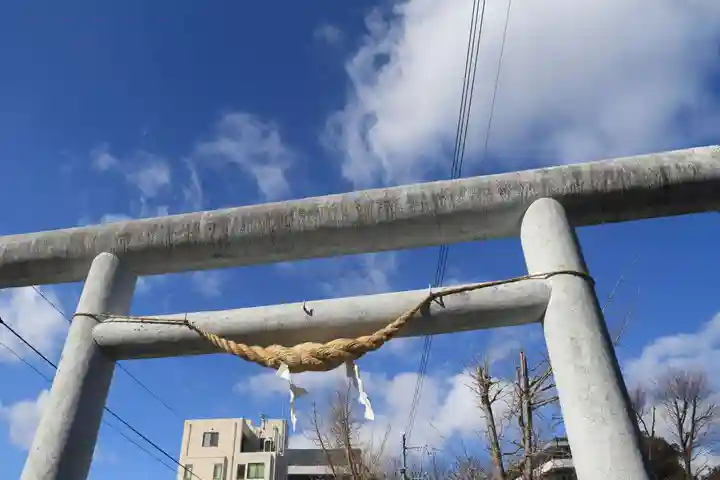 阿邪訶根神社の鳥居