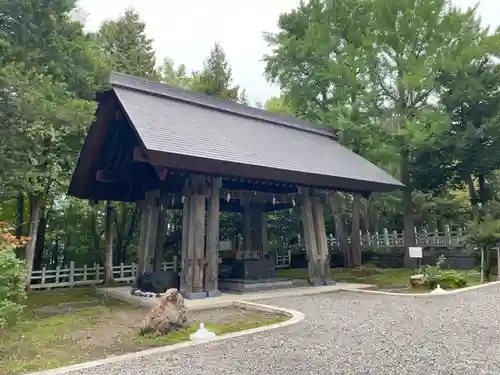 上川神社の手水舎