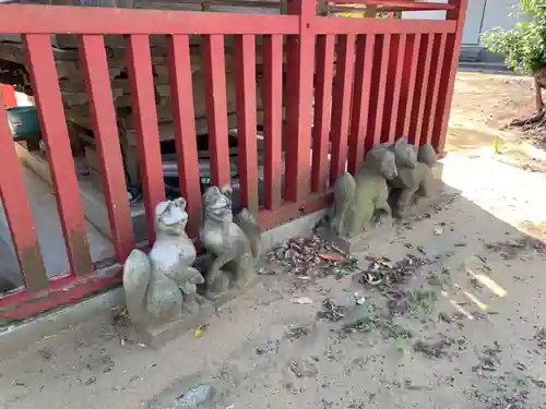 萩園神社の狛犬