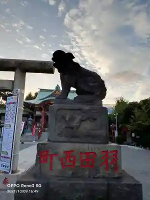 羽田神社の狛犬