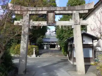 羽束師坐高御産日神社の鳥居