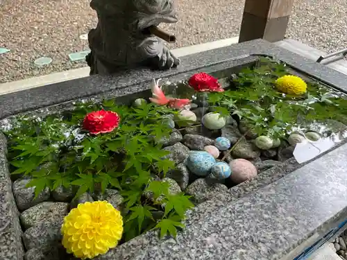 滑川神社 - 仕事と子どもの守り神の手水