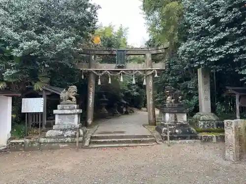 走田神社の鳥居