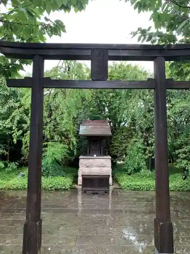 鉄道神社の鳥居
